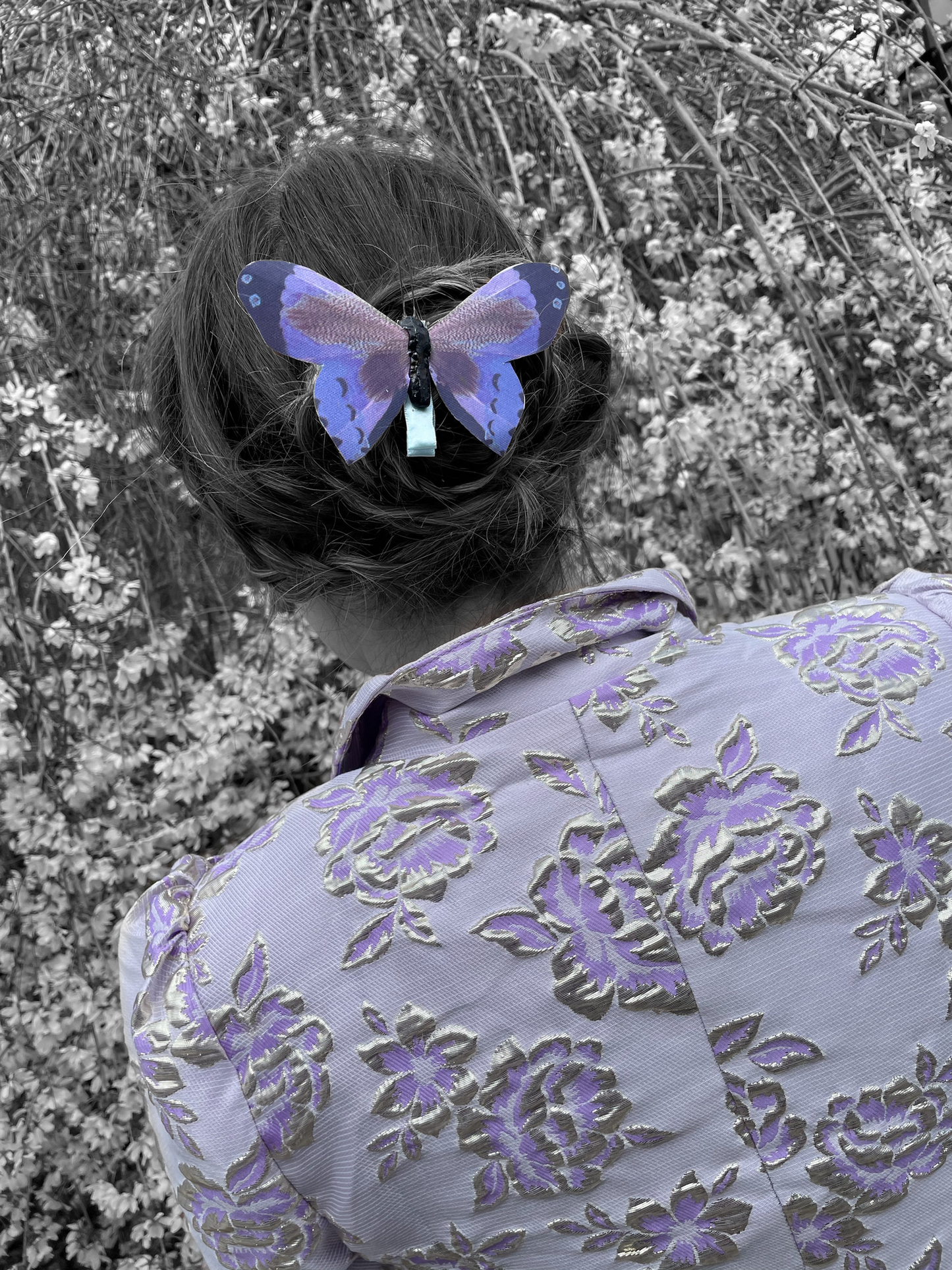 Butterfly hair clip