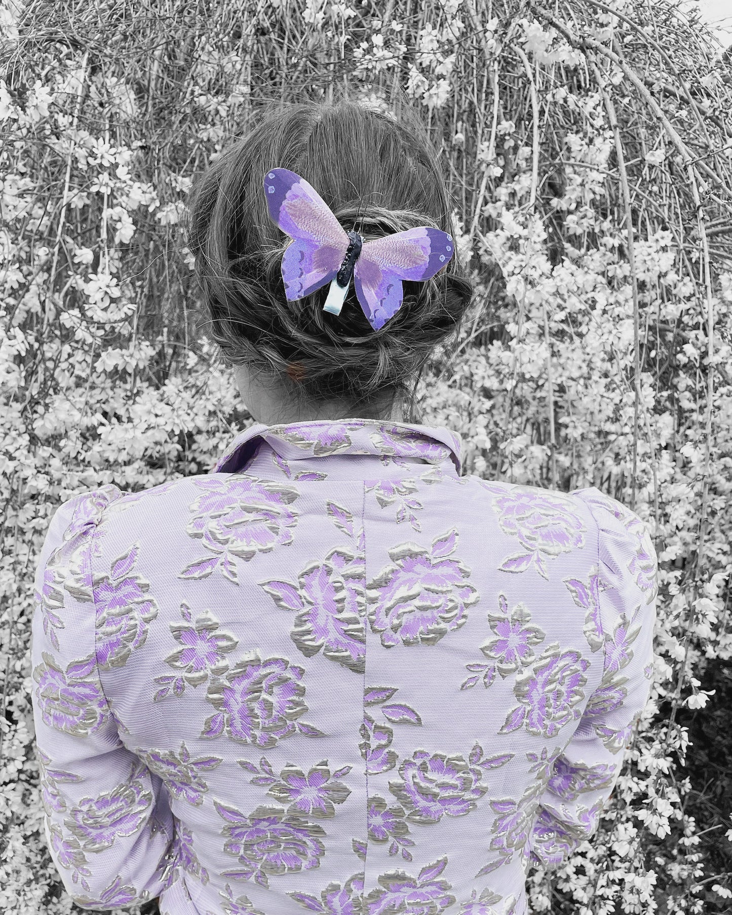 Butterfly hair clip